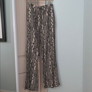 Snake Skin Flowy Pants